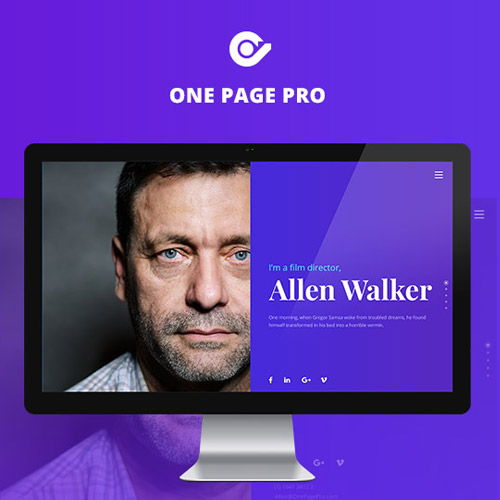 One Page Pro | Multi Purpose OnePage WordPress Theme
